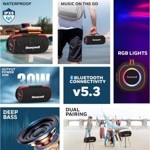 Honeywell Trueno U400 Bluetooth Speaker - HC000120/AUD/BTS/U400/BLK