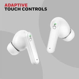 Honeywell Moxie V1400 Truly Wireless Earbuds (White) - HC000324/AUD/TWS/WHT
