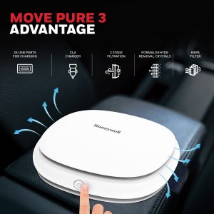 Honeywell Move Pure 3 Car Air Purifier - HC000024/AP/PURE3