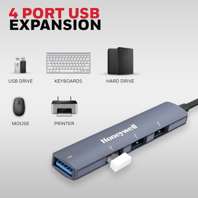Honeywell Momentum Type C to 4 Port USB Hub - HC000016/LAP/PH/4U