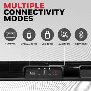Honeywell Trueno U3000 Soundbar - HC000259/AUD/SB/U3000/BLK
