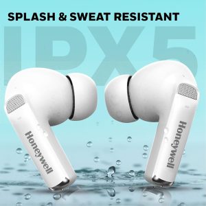 Honeywell Trueno U5100 Truly Wireless ANC Earbuds (White) - HC000315/AUD/TWS/ANC/WHT