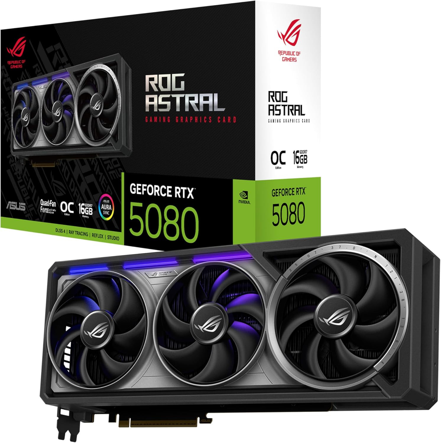 Asus ROG Astral GeForce RTX? 5080 16GB GDDR7 OC Edition Graphic Card