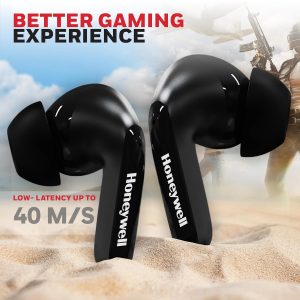 Honeywell Suono P2100 Truly Wireless Earbuds (Black) - HC000321/AUD/TWS/BLK