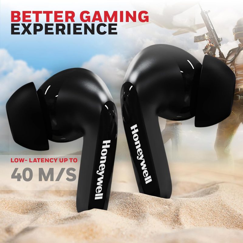 Honeywell Suono P2100 Truly Wireless Earbuds (Black) - HC000321/AUD/TWS/BLK