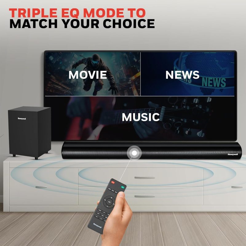 Honeywell Trueno U2000 Soundbar - HC000258/AUD/SB/U2000/BLK