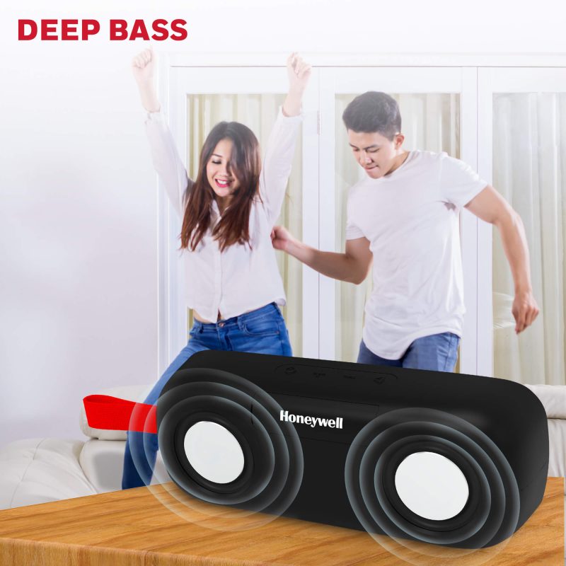 Honeywell Trueno U300 Bluetooth Speaker (Black) - HC000118/AUD/BTS/U300/BLK