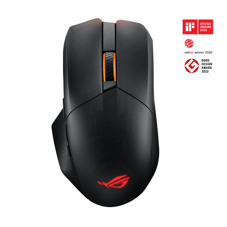 Asus ROG P708 Chakram X Origin Aimpoint 36,000 DPi Tri-Mode Wireless RGB Gaming Mouse