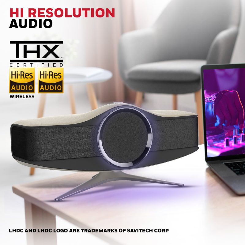 Honeywell Aviator Hi-Fi Speaker (Dark Grey) - HC000502/AUD/AVT/DGRY