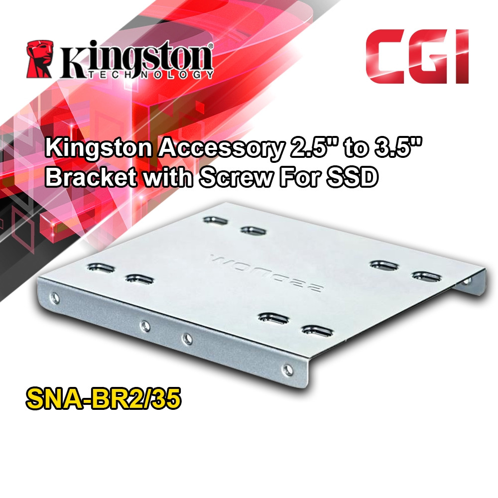 Kingston Accessory 2.5" to 3.5" Bracket with Screw For SSD - SNA-BR2/35