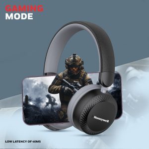 Honeywell Moxie V20 Bluetooth Headphone (Black) - HC000011/AUD/HP/V20/BLK