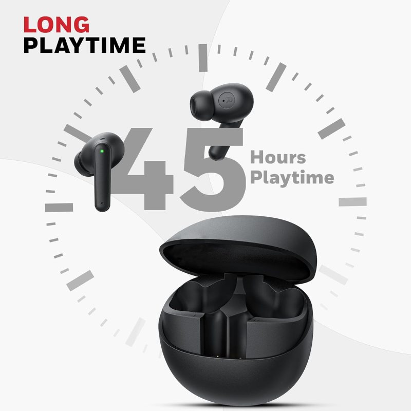 Honeywell Moxie V1400 Truly Wireless Earbuds (Black) - HC000323/AUD/TWS/BLK