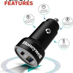 Honeywell Micro CLA 45W PD Smart Car Charger - HC000053/CHG/CLA/BLK/PD/45W