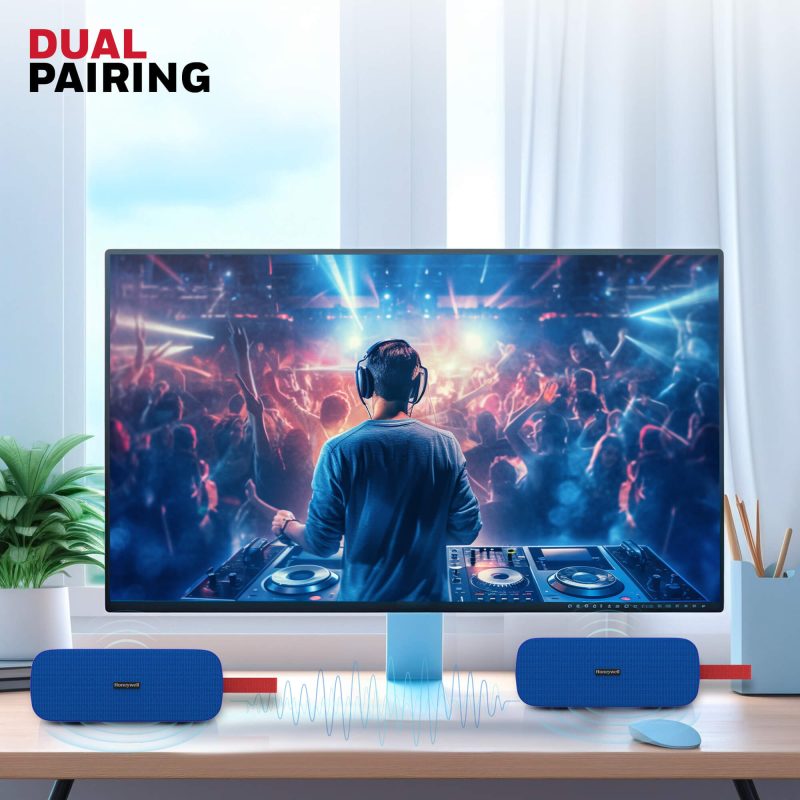 Honeywell Trueno U300 Bluetooth Speaker (Blue) - HC000119/AUD/BTS/U300/BLU