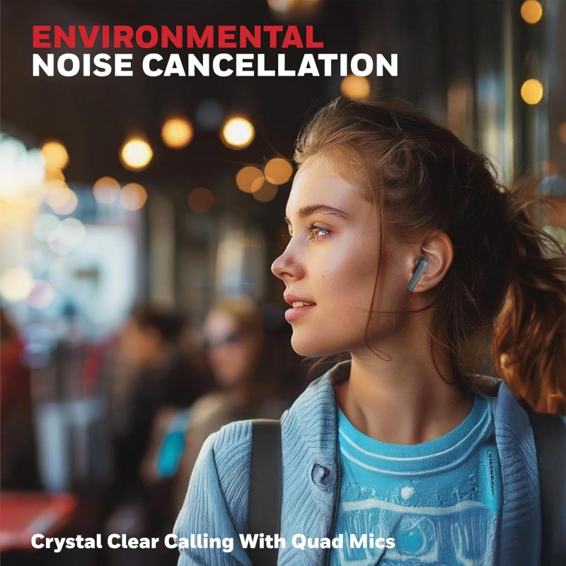 Honeywell Moxie V1400 Truly Wireless Earbuds (Black) - HC000323/AUD/TWS/BLK