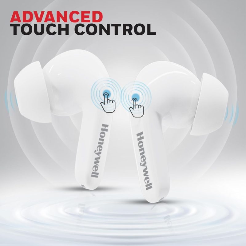 Honeywell Suono P2100 Truly Wireless Earbuds (White) - HC000322/AUD/TWS/WHT
