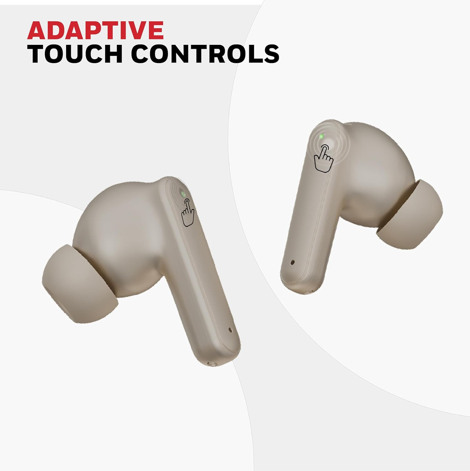 Honeywell Moxie V1400 Truly Wireless Earbuds (Camel) - HC000325/AUD/TWS/CML
