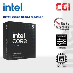 Intel Core Ultra 5 Processor 245KF 14 Cores up to 5.2 GHz LGA1851