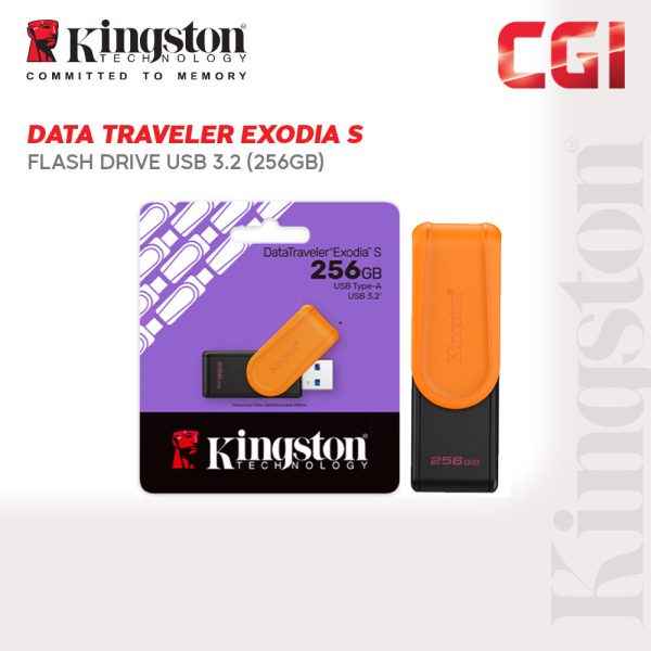 Kingston Data Traveler 256GB Exodia S USB Flash Drive - DTXS/256GB