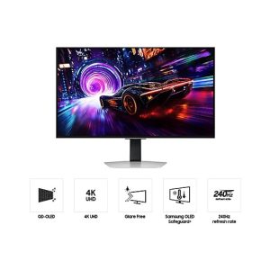 Samsung 32" Odyssey QD-OLED G8 G81SF LS32FG812SEXXS 4K HDR10+ Freesyync Premium Pro 280Hz 0.03ms Ergonomic Gaming Monitor