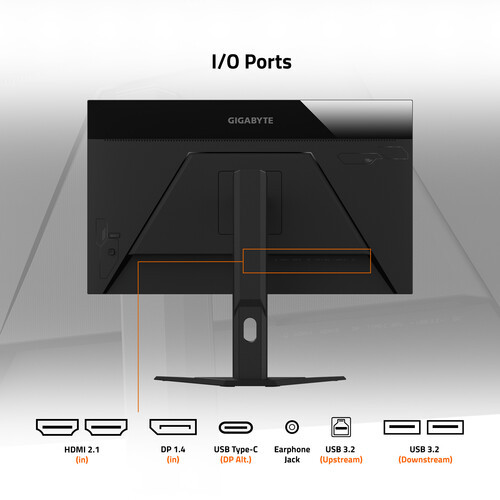 Gigabyte 27" M27QA IPS QHD HDR400 Freesync 180Hz 1ms Gaming Monitor