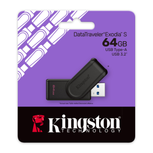 Kingston Data Traveler 64GB Exodia S USB Flash Drive - DTXS/64GB