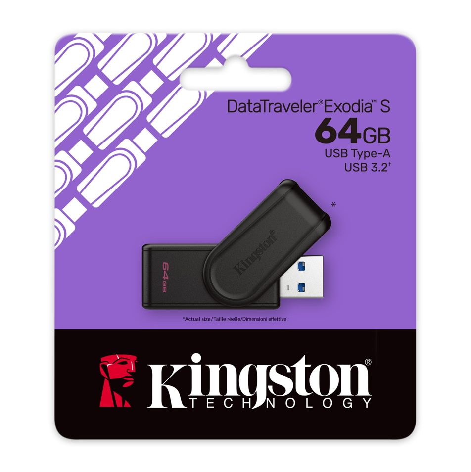 Kingston Data Traveler 64GB Exodia S USB Flash Drive - DTXS/64GB