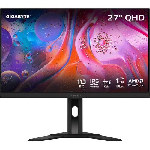 Gigabyte 27" M27QA IPS QHD HDR400 Freesync 180Hz 1ms Gaming Monitor