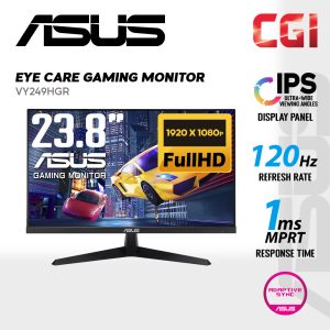 Asus 23.8" VY249HGR IPS FHD Adaptive Sync 120Hz 1ms Anti-Bacterial Treatment Eye Care Plus Monitor