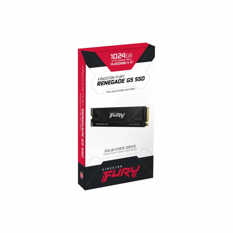 Kingston FURY Renegade 4096GB G5 PCIe 5.0 NVMe M.2 SSD - SFYR2S/4T0
