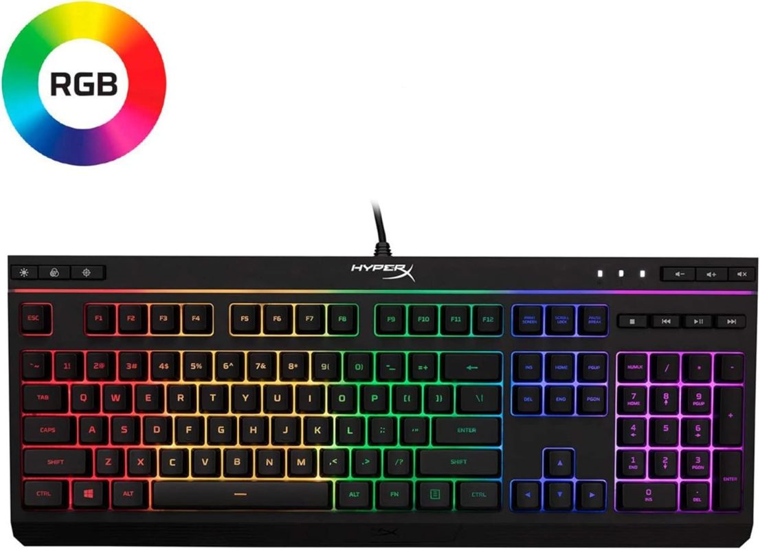 HyperX Alloy Core RGB Membrane US Layout Wired Gaming Keyboard - 4P4F5AA