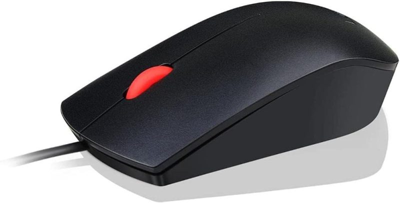 Lenovo Essential 1600 DPI USB Plug and Play Mouse - 4Y50R20863