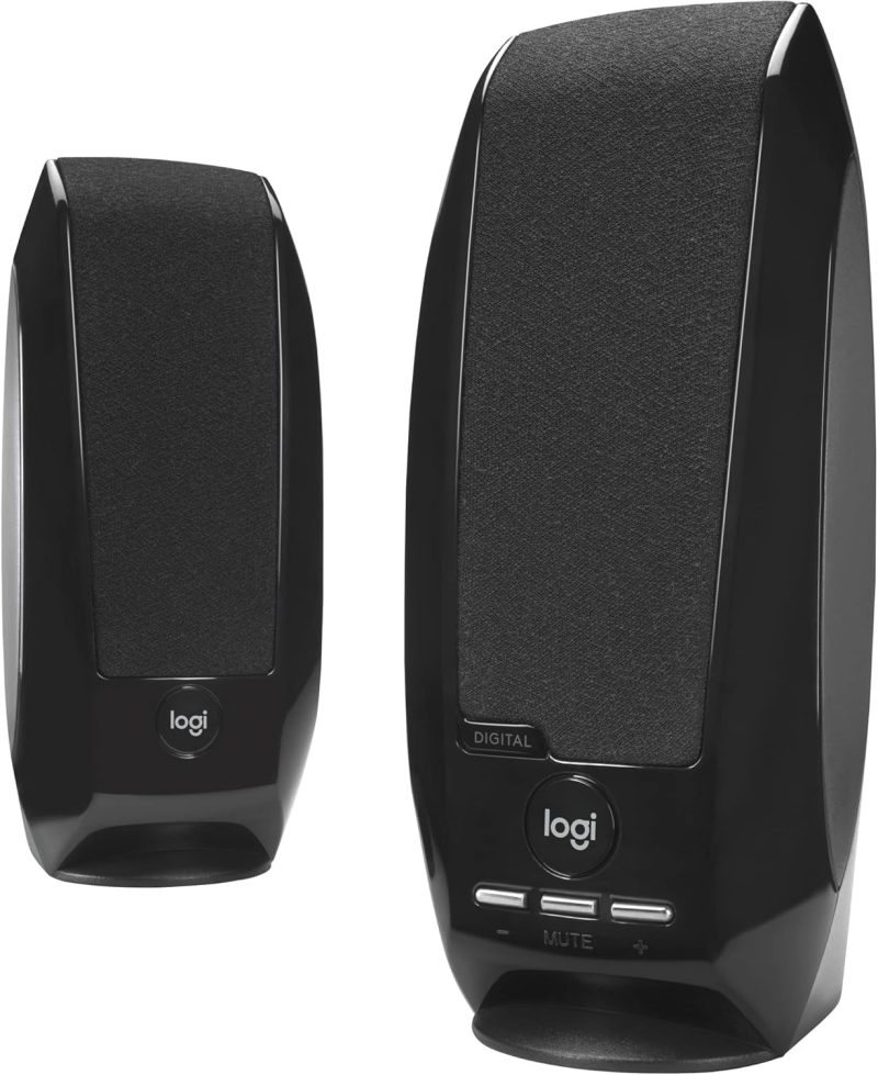 Logitech S150 USB Wired Slim Lightweight Stereo Speaker - 980-001368