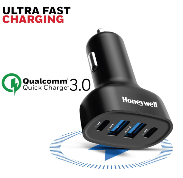 Honeywell Micro CLA 100W PD Smart Car Charger - HC000065/CHG/CLA/BLK/PD/100W