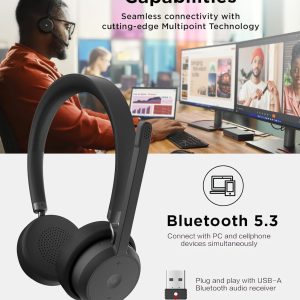 Lenovo Wireless Teams Certified VoIP Headset - 4XD1M80020