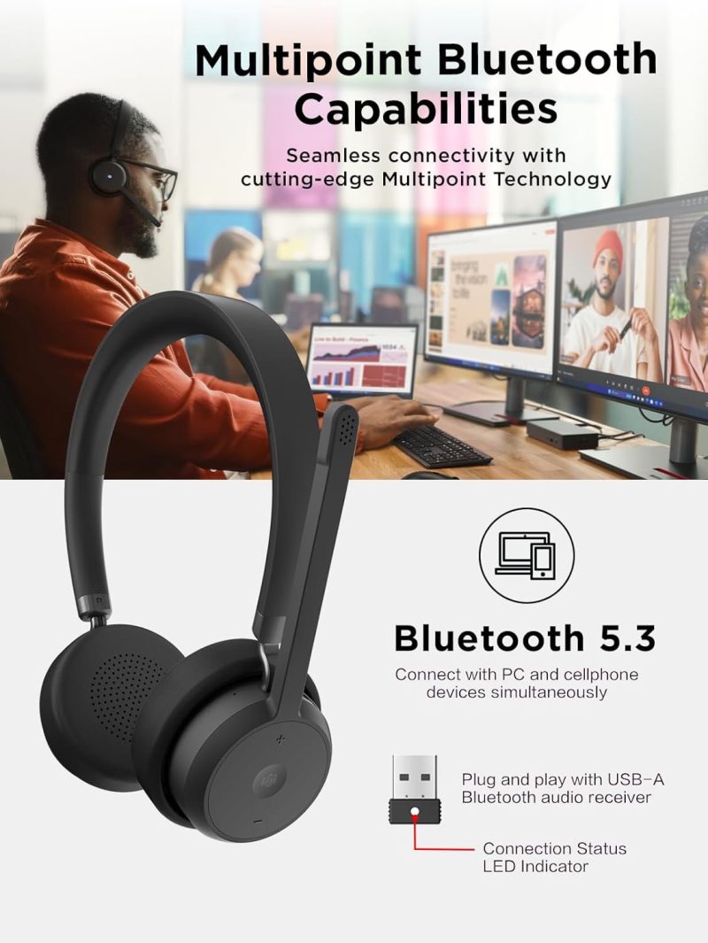 Lenovo Wireless Teams Certified VoIP Headset - 4XD1M80020