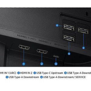 Samsung 32" M70F LS32FM700UEXXS Tizen VA 4K UHD HDR10 60Hz 4ms Copilot VisionAi Build In Speaker Smart Monitor