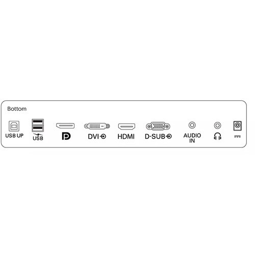 Philips 23.8" 242B9T IPS FHD IP65 Front Water Dust Resistant 60Hz 5ms Smooth Touch Monitor with Speaker
