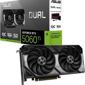 ASUS Dual GeForce RTX™ 5060 Ti 16GB GDDR7 OC Overclock Edition - DUAL-RTX5060TI-O16G