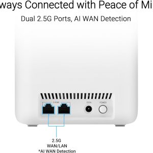 Asus ZenWiFi BD4 Dual-Band WiFi 7 3.6 Gbps 1.5 GHz Parental Control AiMesh Extendable Router