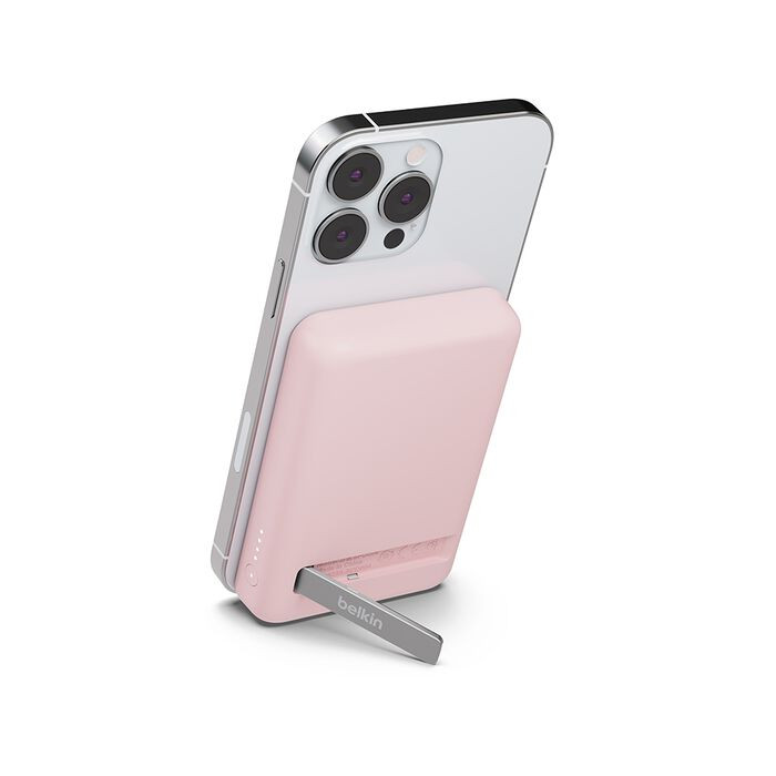 Belkin BoostCharge 5000 MAh Magnetic Power Bank 5K + Stand - BPD004qcPK