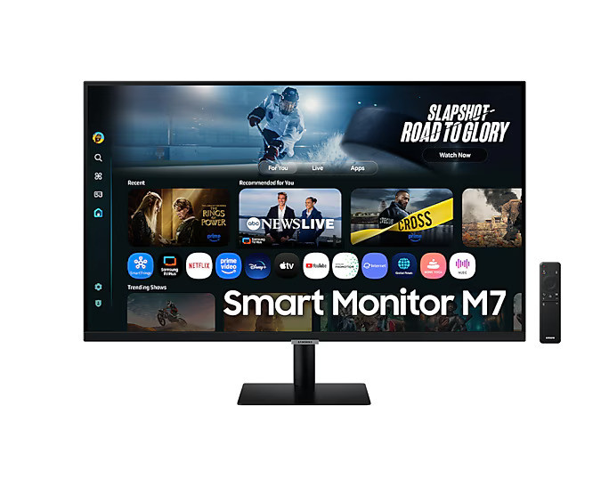 Samsung 32" M70F LS32FM700UEXXS Tizen VA 4K UHD HDR10 60Hz 4ms Copilot VisionAi Build In Speaker Smart Monitor