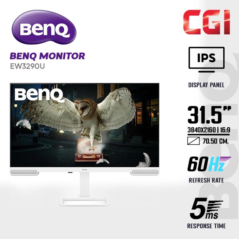 8ba0e1c5937f7a55a66dc553f0fc0a3f.jpeg BenQ 31.5" EW3290U IPS 4K HDR10 60Hz 5ms Built-In Speaker USB-C Ergonomic Premium Monitor