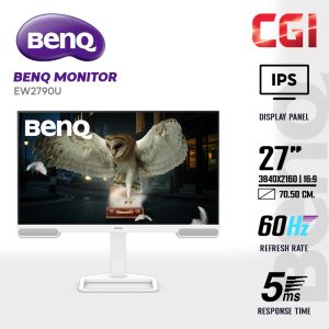 8c3b4d5e78402fd610254aa622b98cfa.jpeg BenQ 27" EW2790U IPS 4K HDR10 60Hz 5ms Built-In Speaker USB-C Ergonomic Premium Monitor