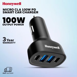 Honeywell Micro CLA 100W PD Smart Car Charger - HC000065/CHG/CLA/BLK/PD/100W