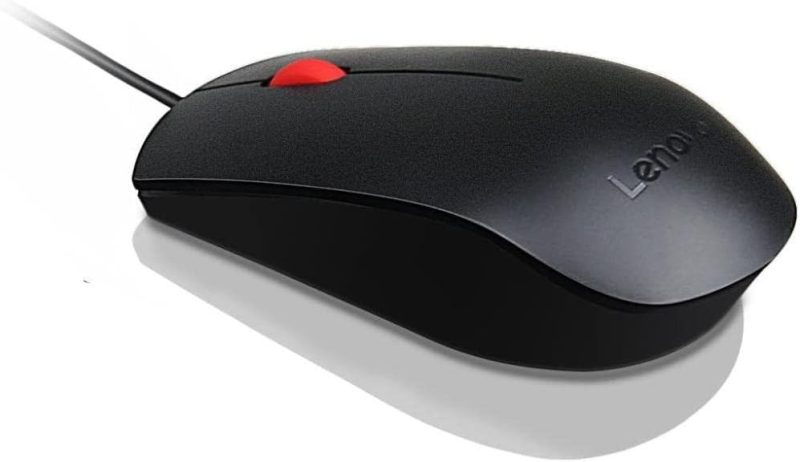 Lenovo Essential 1600 DPI USB Plug and Play Mouse - 4Y50R20863
