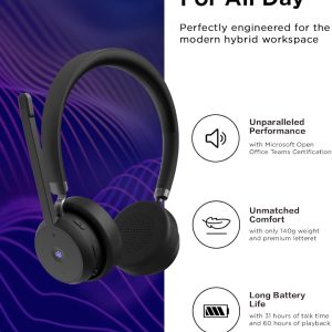 Lenovo Wireless Teams Certified VoIP Headset - 4XD1M80020