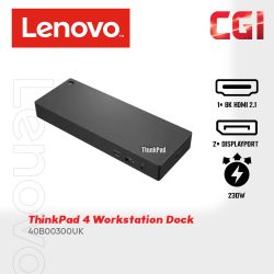 Thinkpad Thunderbolt 4 230W PD Workstation Dock - 40B00300UK 
