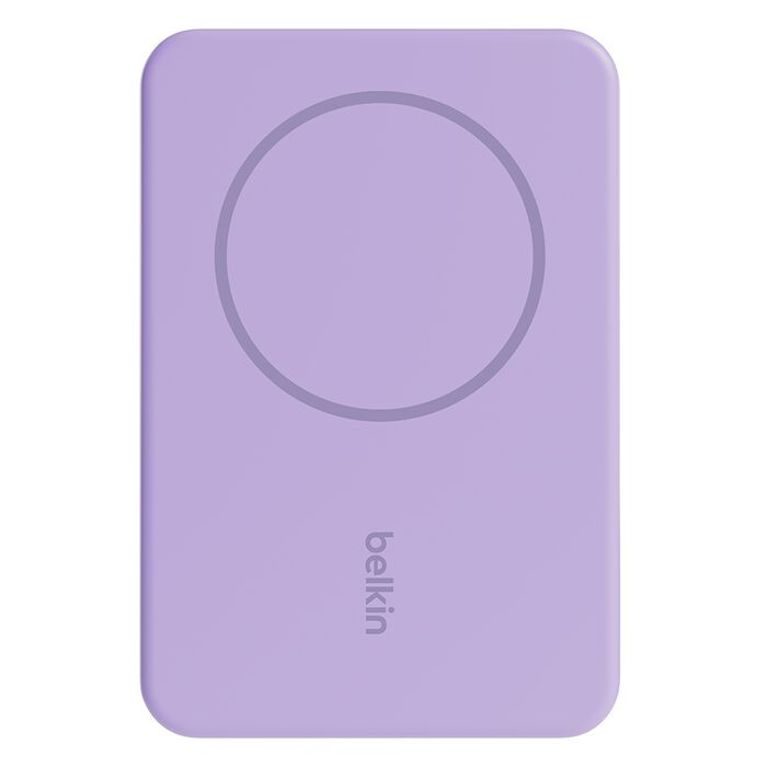 Belkin BoostCharge 5000 MAh Magnetic Power Bank 5K + Stand - (Purple) BPD004qcPU