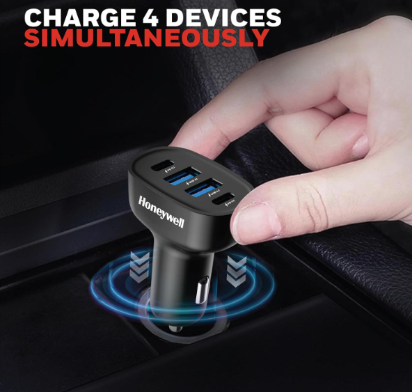 Honeywell Micro CLA 100W PD Smart Car Charger - HC000065/CHG/CLA/BLK/PD/100W